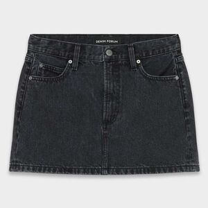 Aritzia Denim Forum The '90s Ricci Denim Skirt, Black, Size 29